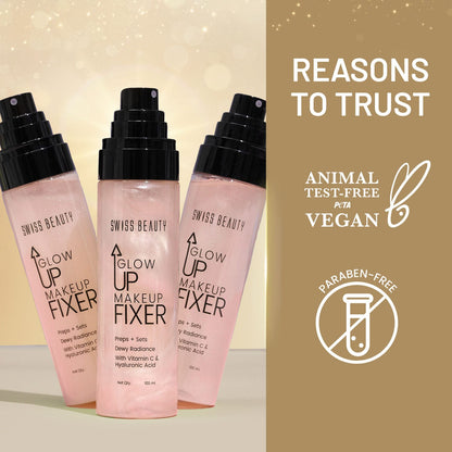 Swiss Beauty Glow Up Makeup Fixer Spray (100ml)