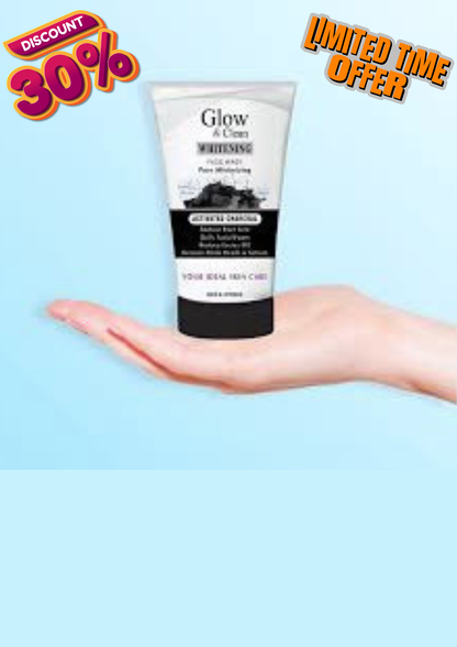 Glow & Clean Whitening Activated Charcoal Face Wash - 120ml